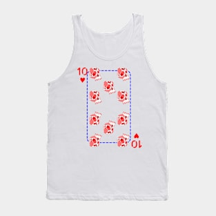 10 of hearts Tank Top